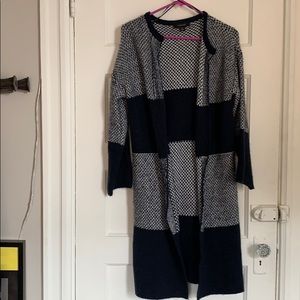 Top shop long open sweater.